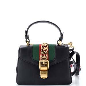 Gucci Sylvie Top Handle Bag Leather #313451G11B